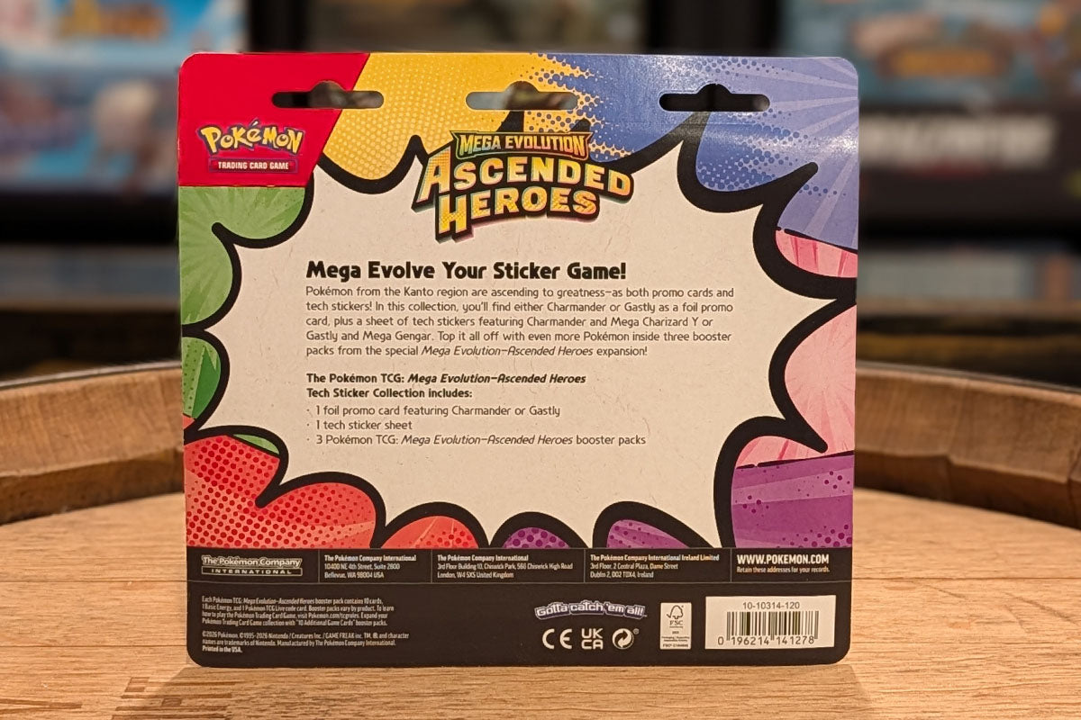 Pokémon TCG: Mega Evolution Ascended Heroes - Tech Sticker Collection