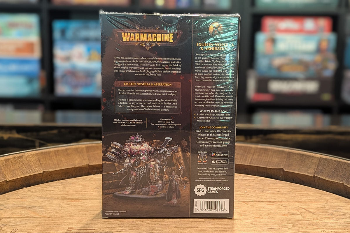Warmachine: Exulon Nostilla and Aberration