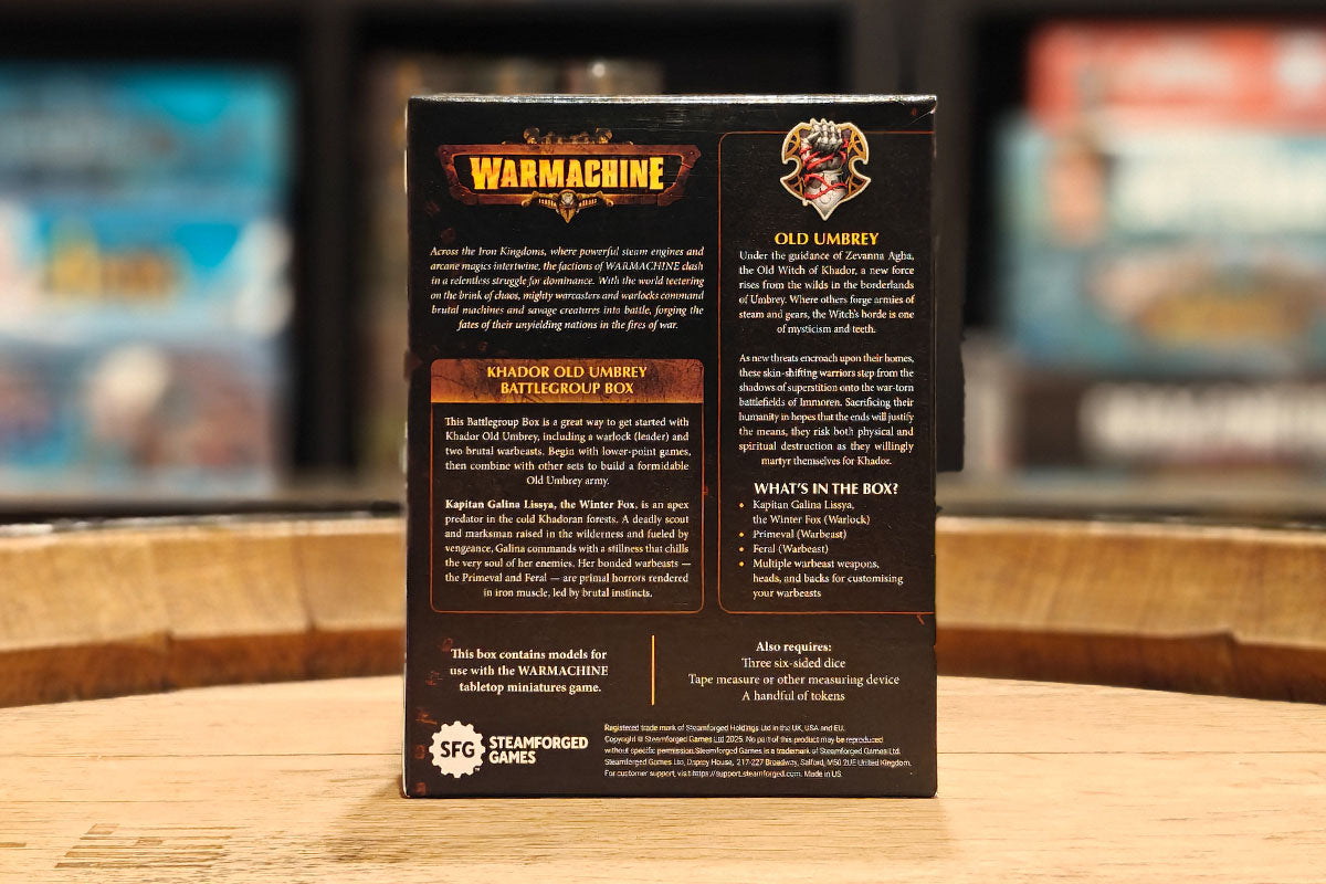 Warmachine: Khador - Old Umbrey Battlegroup Box