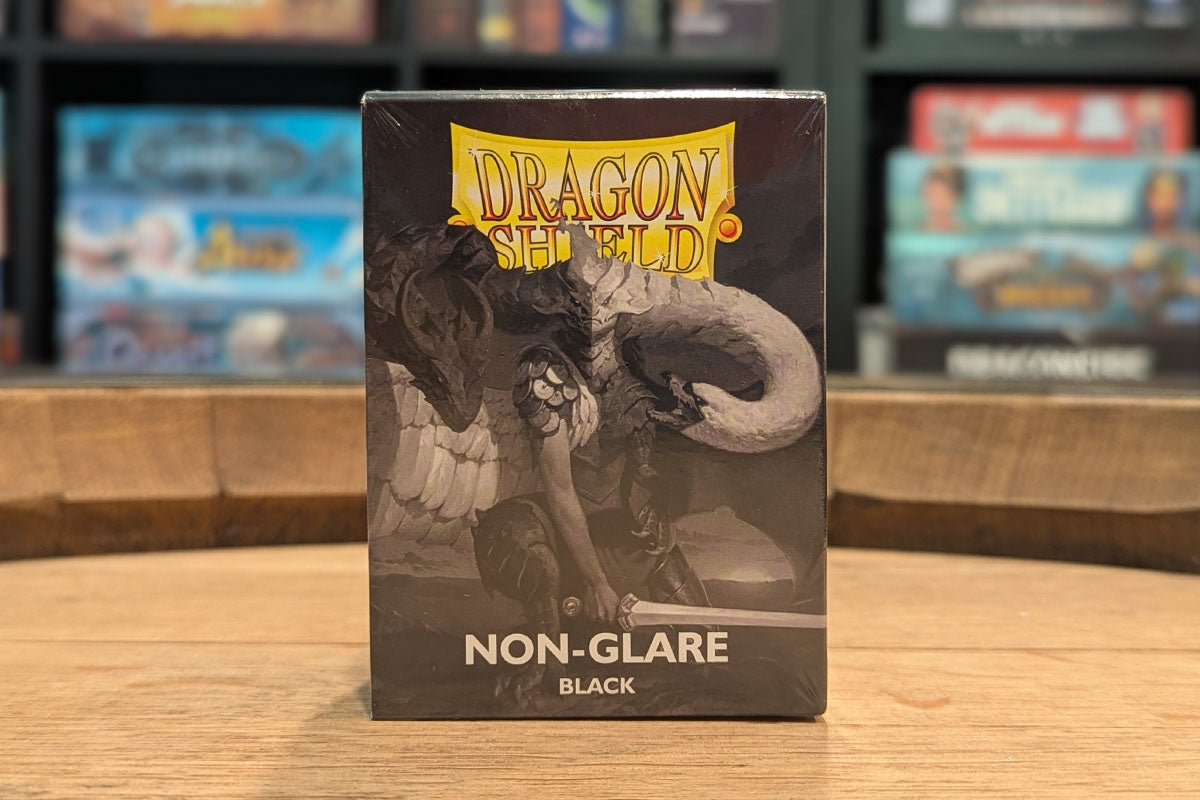 Dragon Shield Sleeves: Standard Non-Glare Matte - Black 100CT