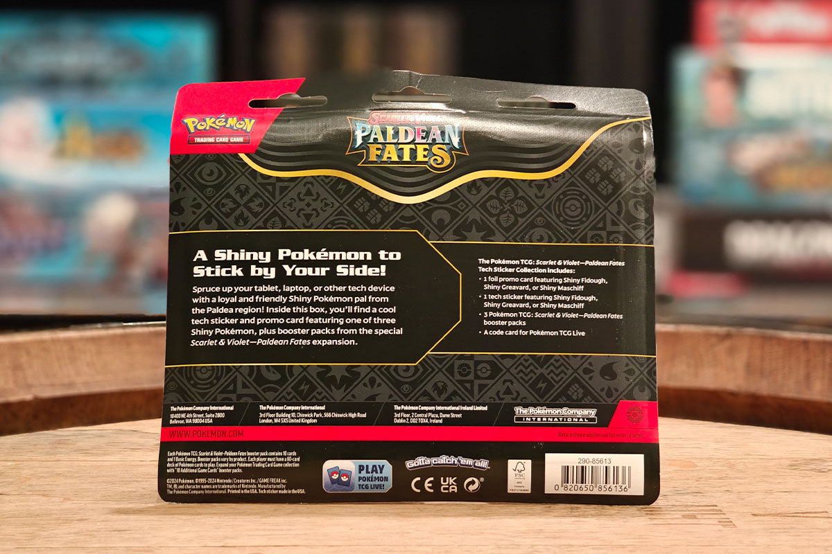 Pokémon TCG: Paldean Fates - Tech Sticker Collection Set of 3 (Restock)