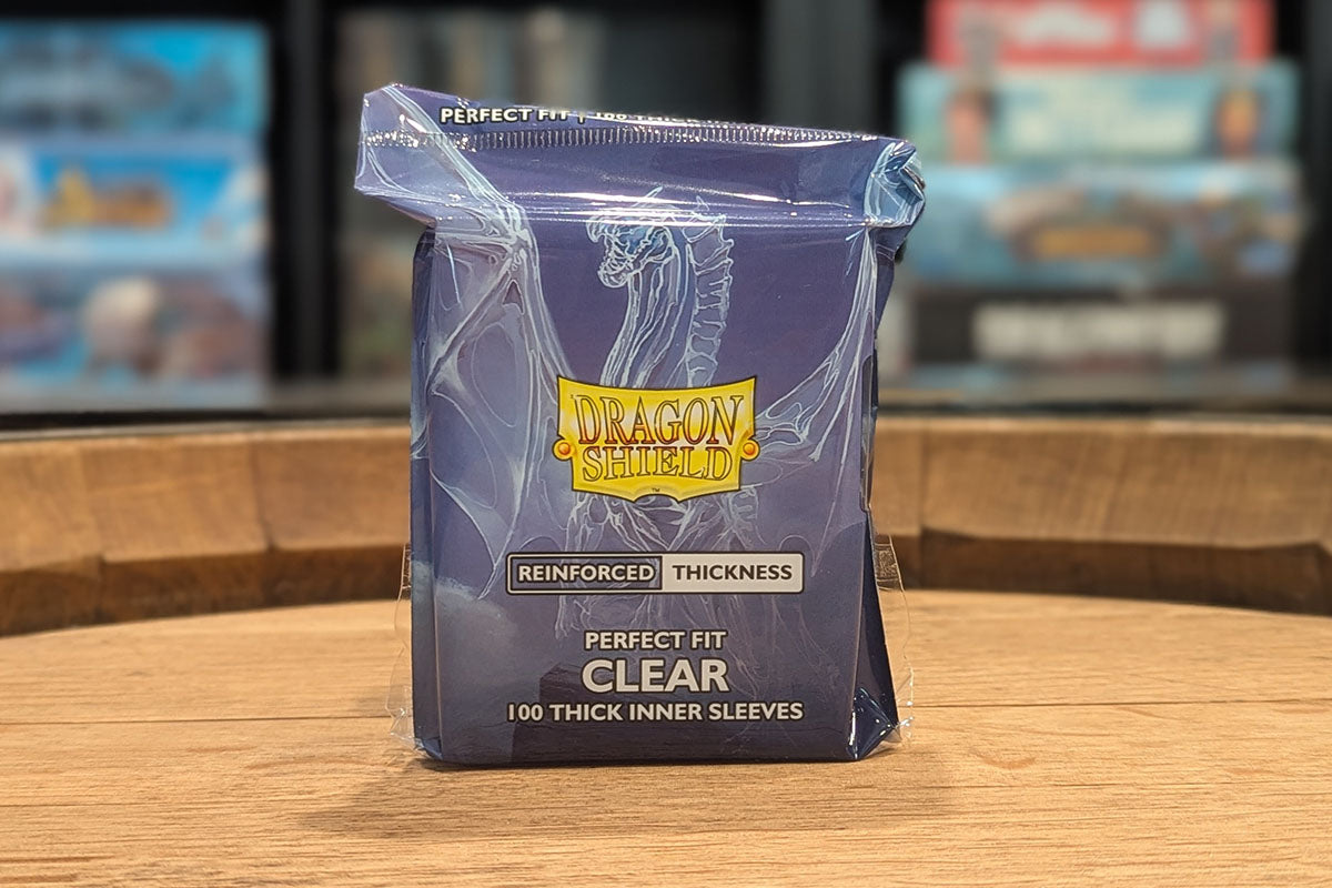 Dragon Shield Sleeves: Perfect Fit Standard Thick Inner - Clear 100CT