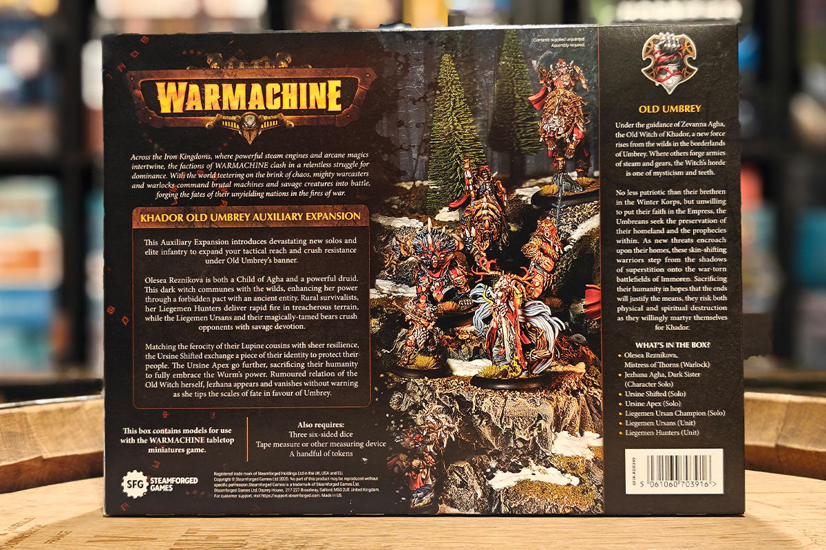 Warmachine: Khador - Old Umbrey Auxiliary Expansion