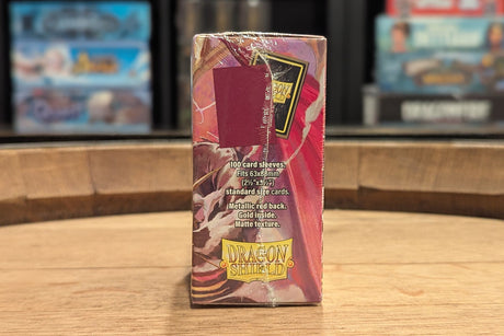 Dragon Shield Sleeves: Standard Matte Dual - Pomegranate & Gold 100CT