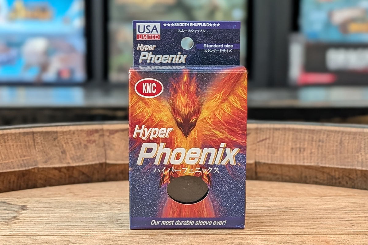 KMC: Premium Matte Sleeves - Full Sized - Hyper Phoenix Black 100ct