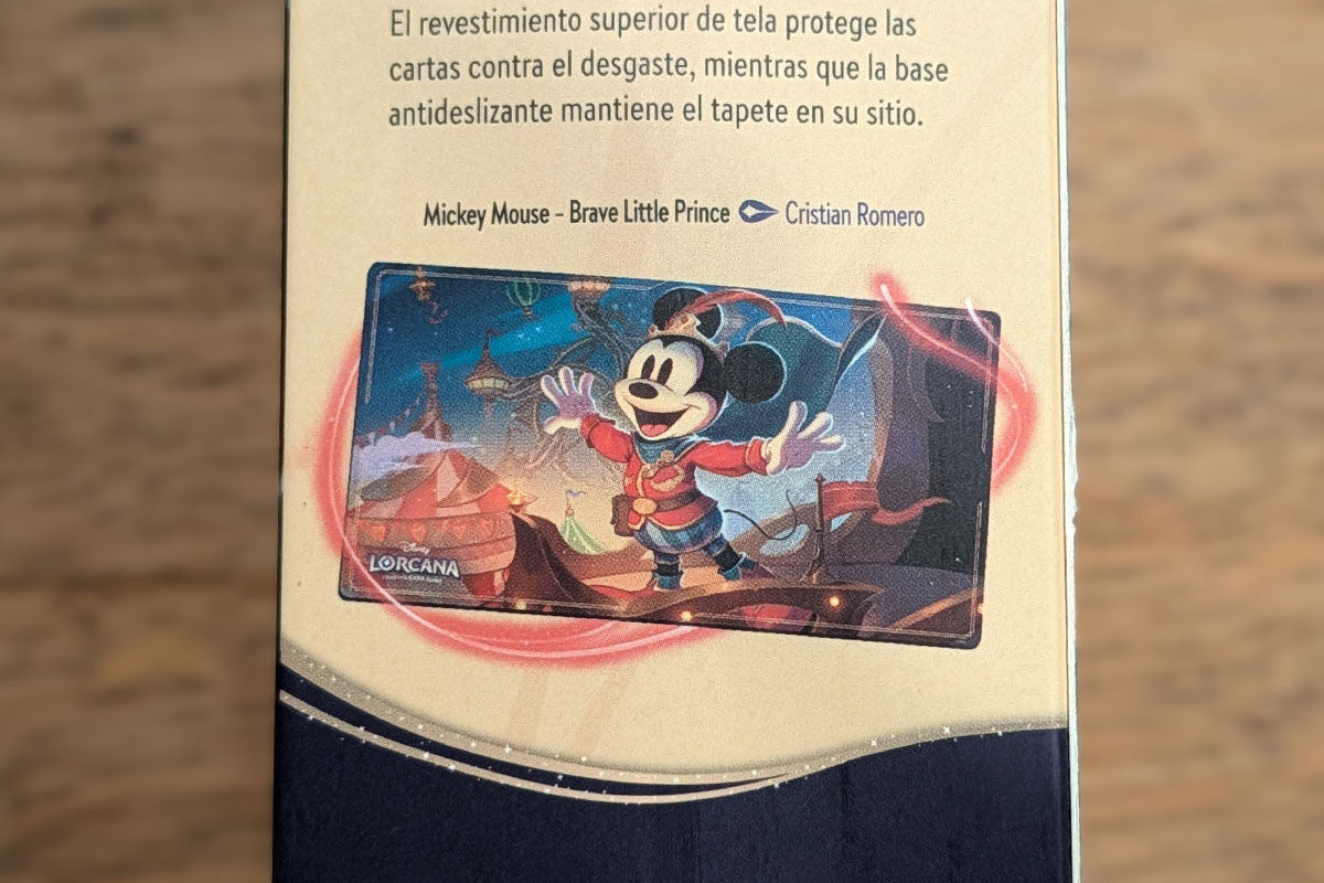 Lorcana TCG: Whispers in the Well Playmat - Mickey Mouse, Brave Little Prince