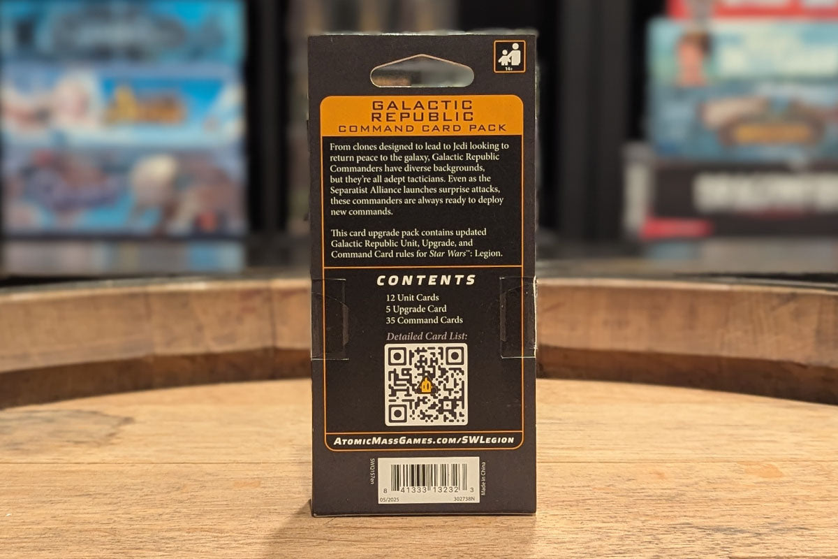 Star Wars: Legion - Galactic Republic Command Card Pack