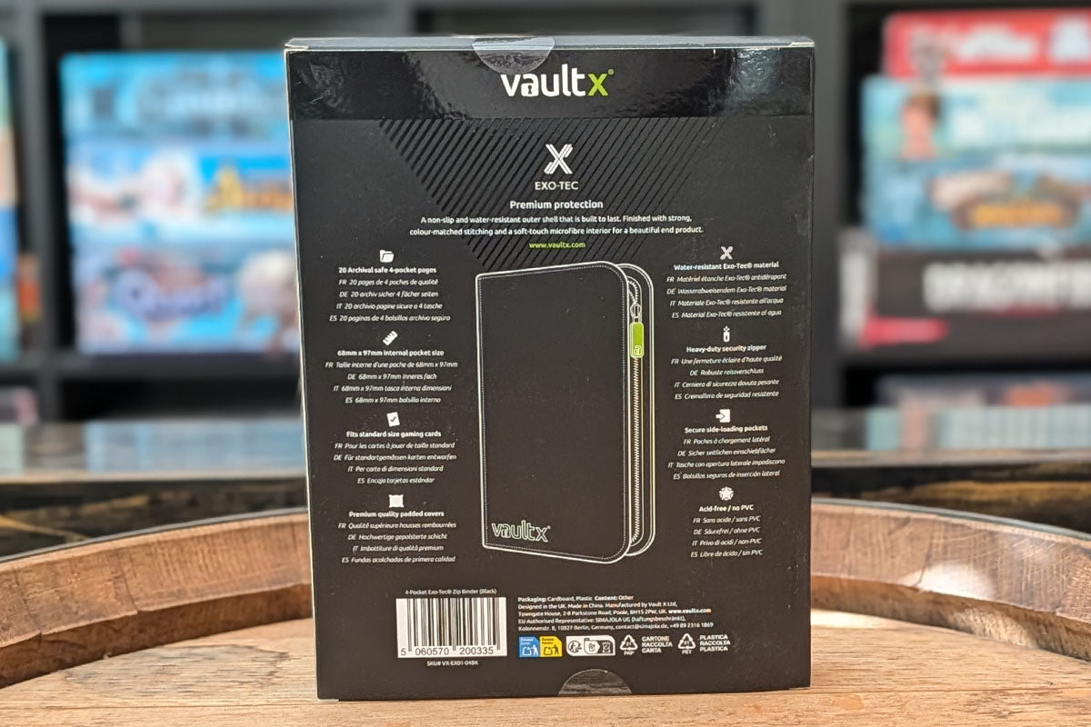 Vault X: 4-Pocket Exo-Tec Zip Binder