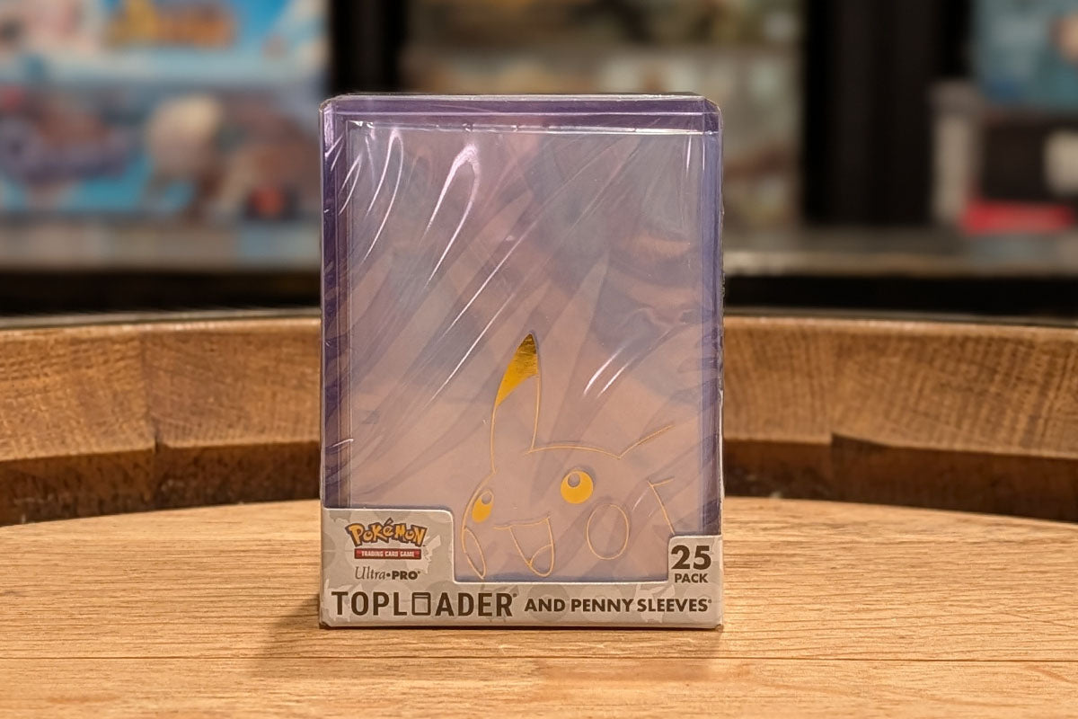 Ultra Pro: Pikachu Toploader and Penny Sleeves Combo Pack (25 Pack)