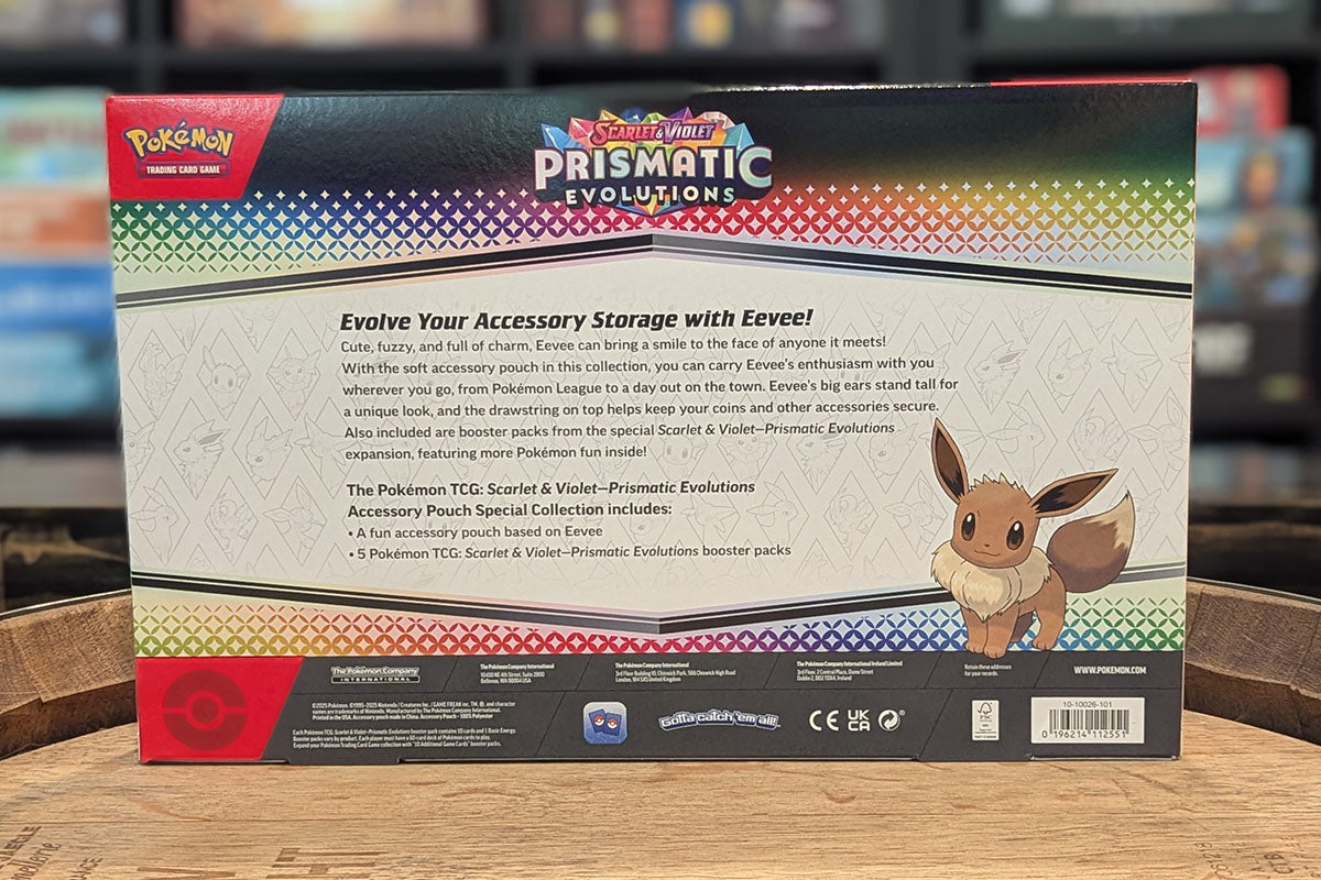 Pokémon TCG: Prismatic Evolutions Accessory Pouch Special Collection (Restock)
