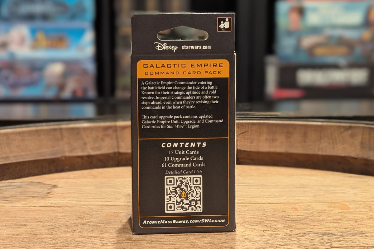 Star Wars: Legion - Galactic Empire Command Card Pack