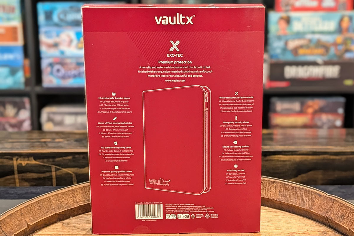 Vault X: 9-Pocket Exo-Tec Zip Binder
