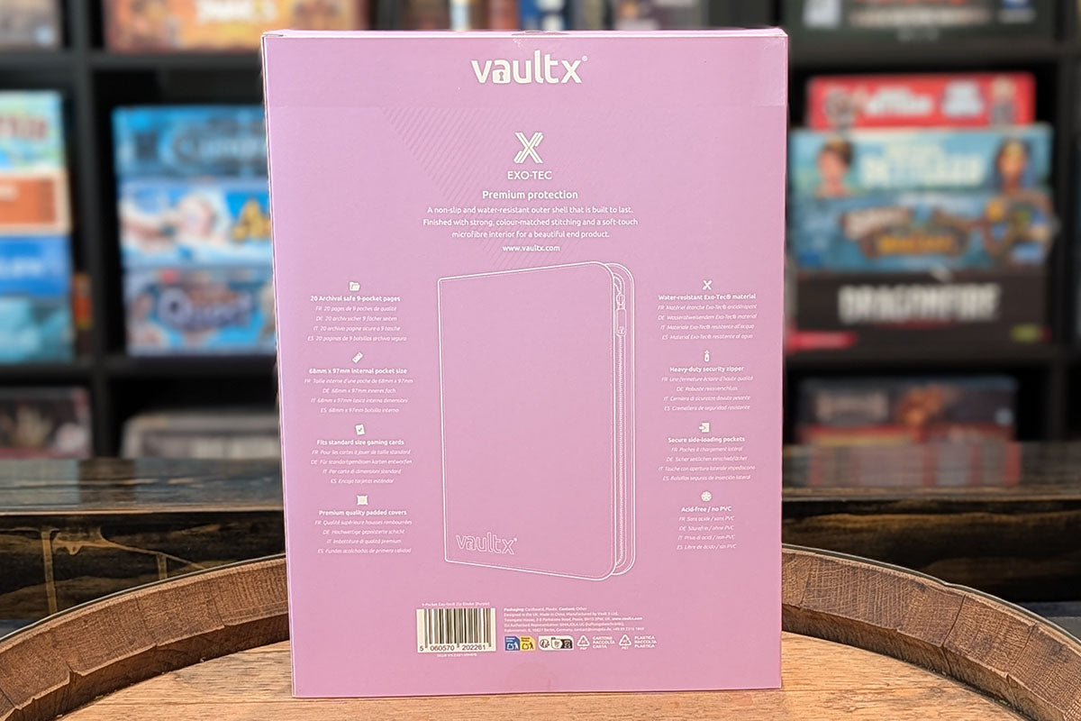 Vault X: 9-Pocket Exo-Tec Zip Binder