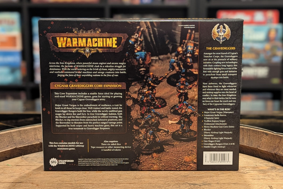 Warmachine: Cygnar - Gravediggers Core Expansion