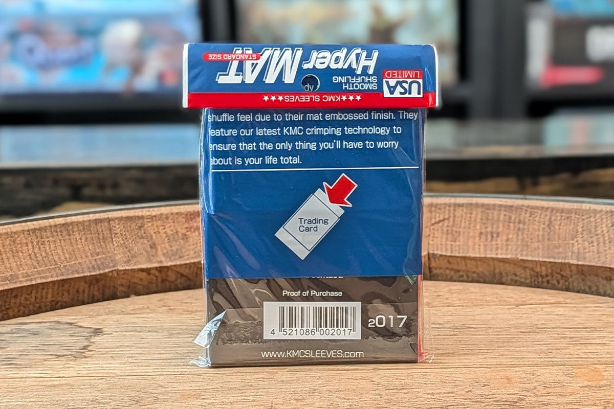 KMC: Hyper Mat Sleeves - Full Sized - Black 100ct