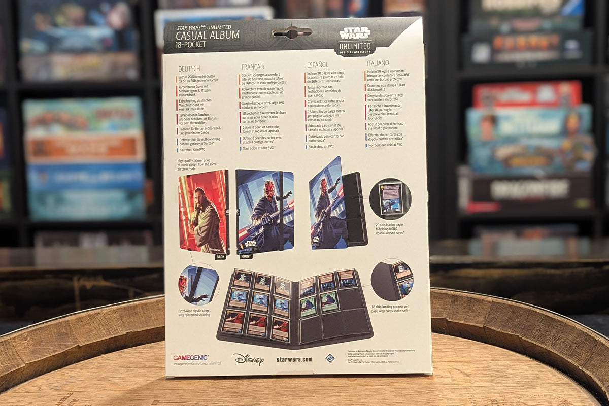 Star Wars: Unlimited - 18-Pocket - Qui-Gon Jinn/Darth Maul