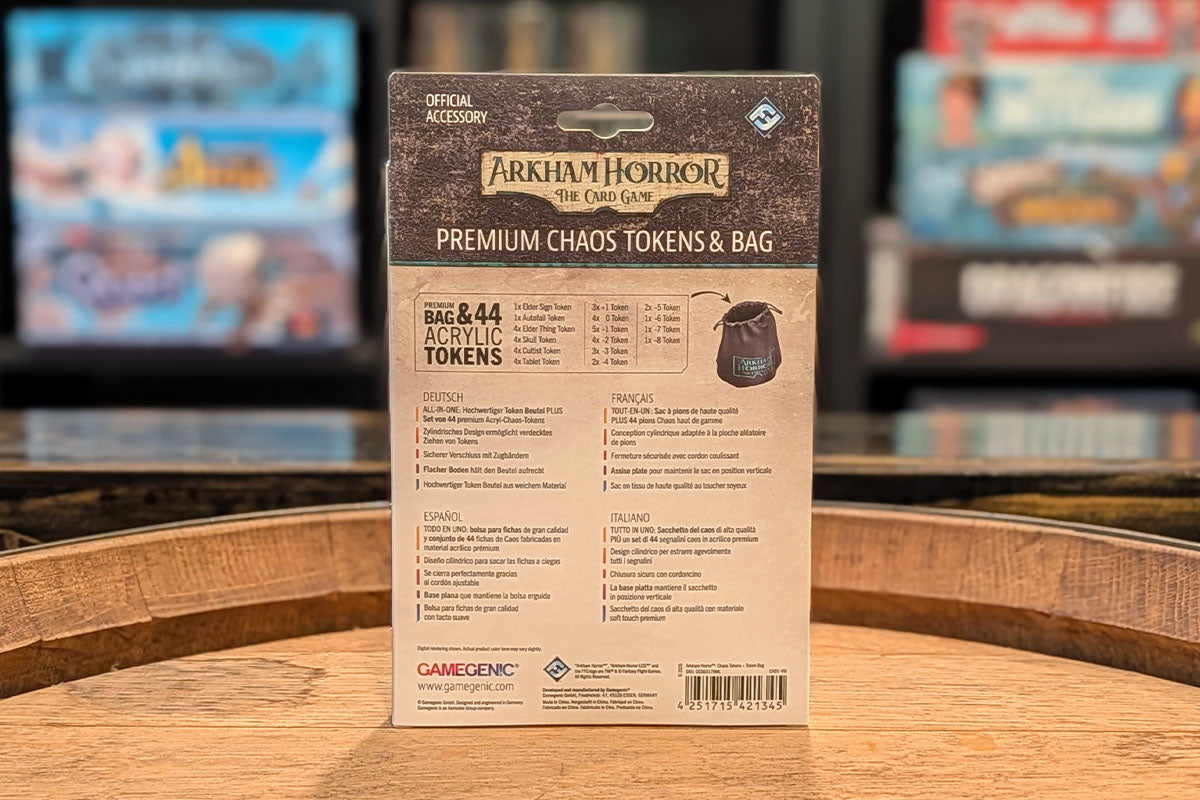 Arkham Horror: The Card Game - Chaos Tokens + Token Bag
