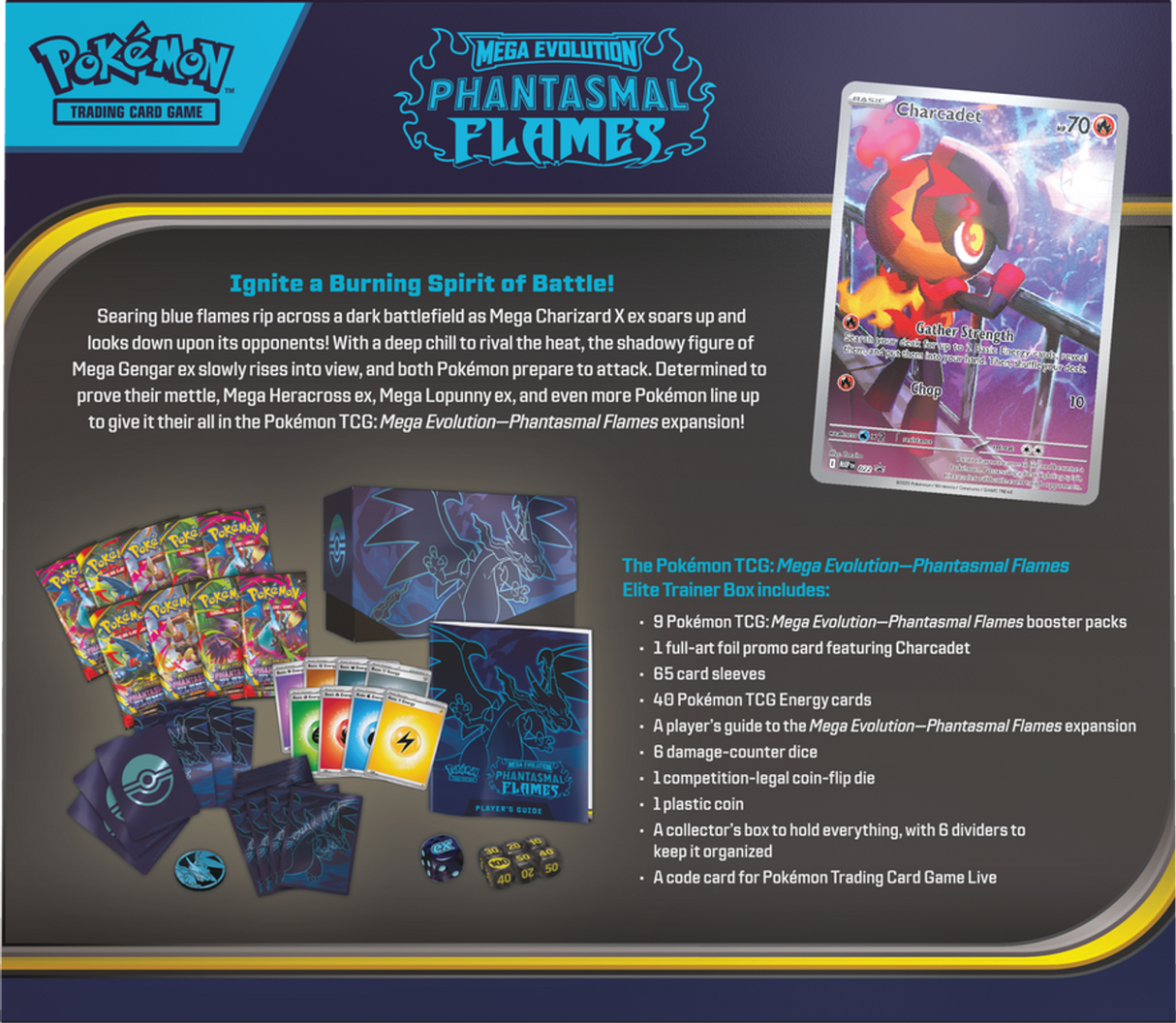 Pokémon TCG: Phantasmal Flames - Elite Trainer Box