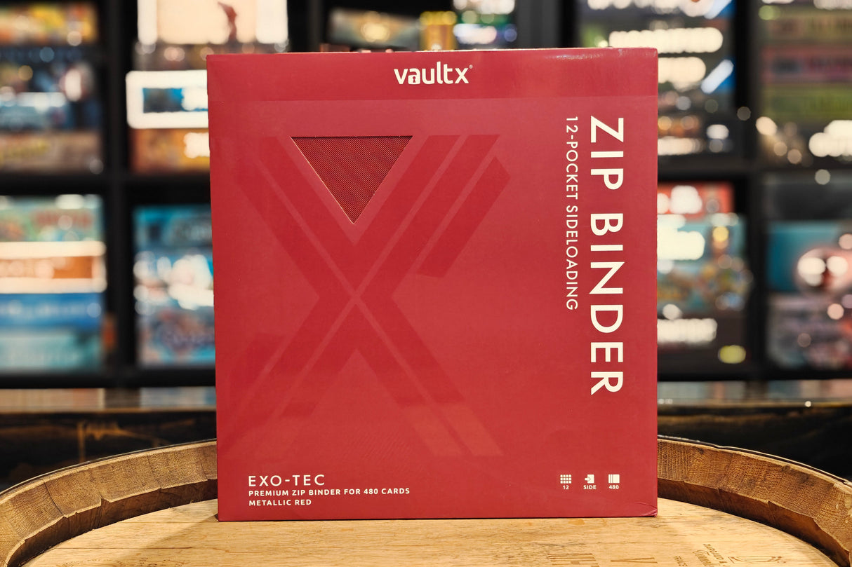 Vault X: 12-Pocket Exo-Tec Zip Binder