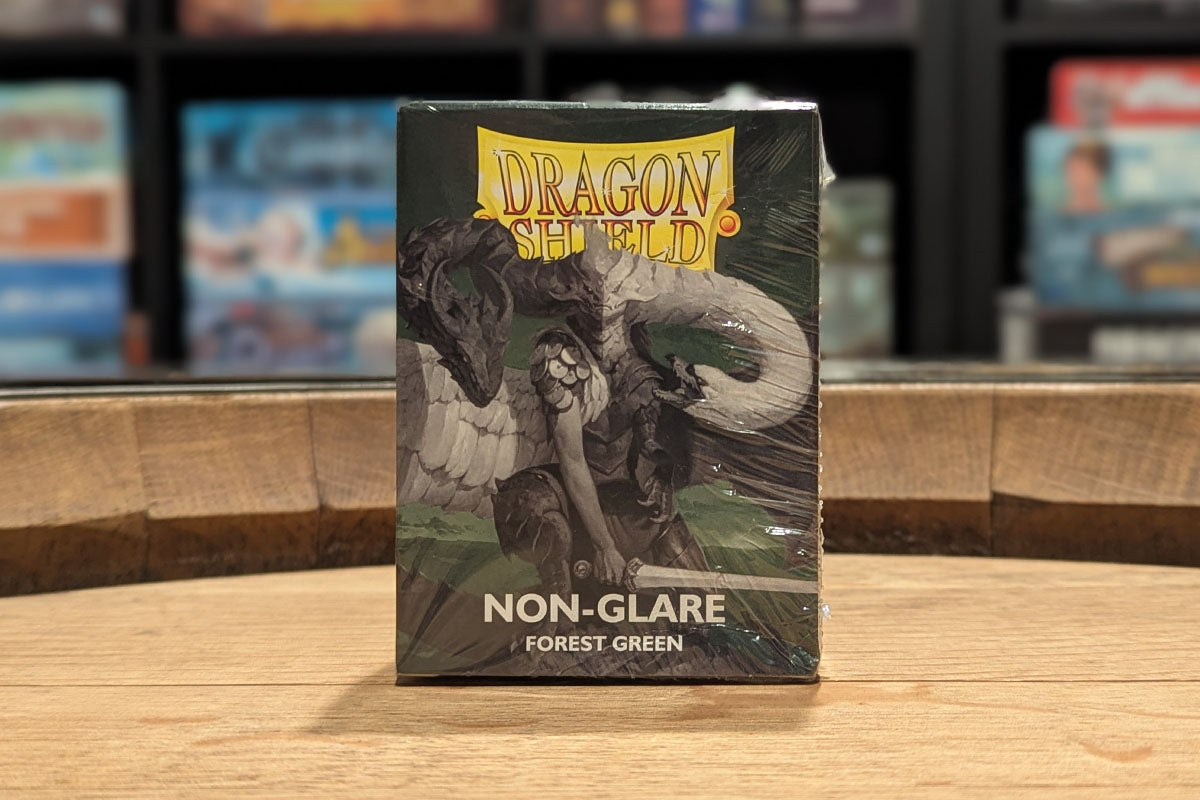 Dragon Shield Sleeves: Standard Matte Non-Glare - Forest Green 100CT