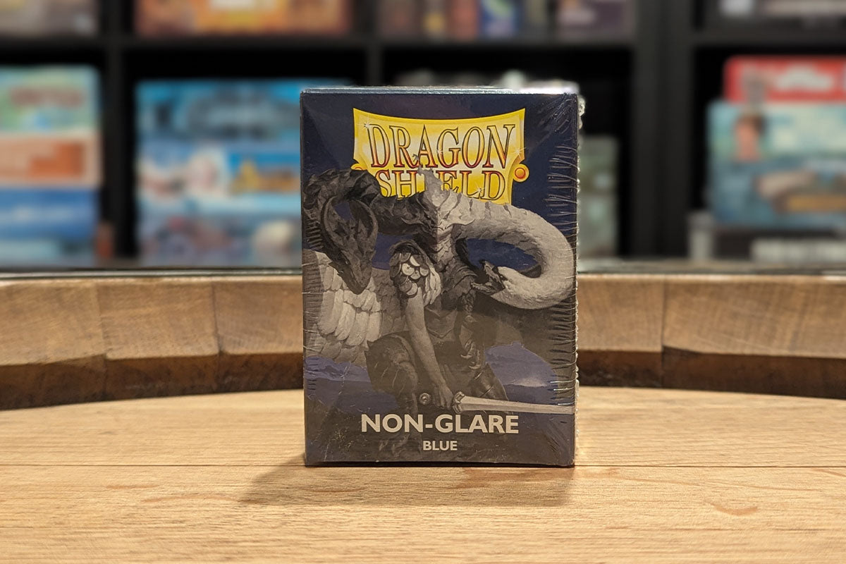 Dragon Shield Sleeves: Standard Matte Non-Glare - Blue 100CT