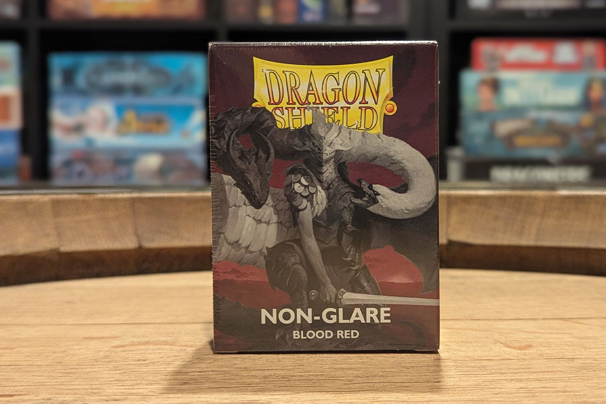 Dragon Shield Sleeves: Standard Matte Non-Glare - Blood Red 100CT