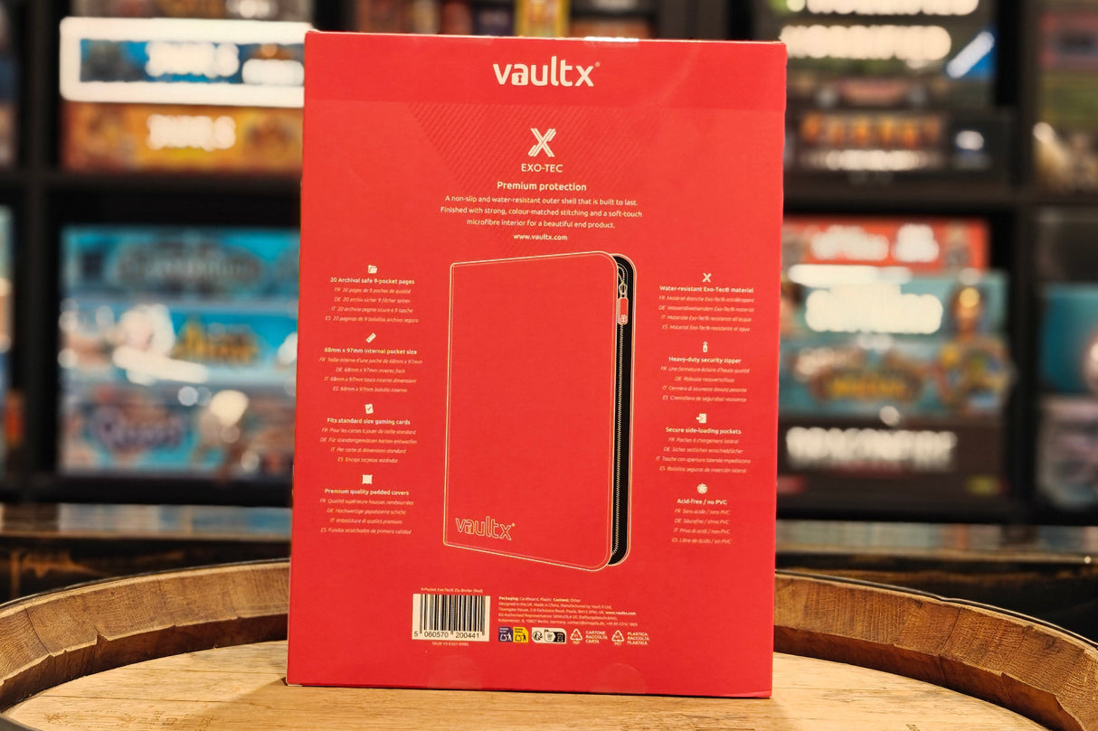 Vault X: 9-Pocket Exo-Tec Zip Binder