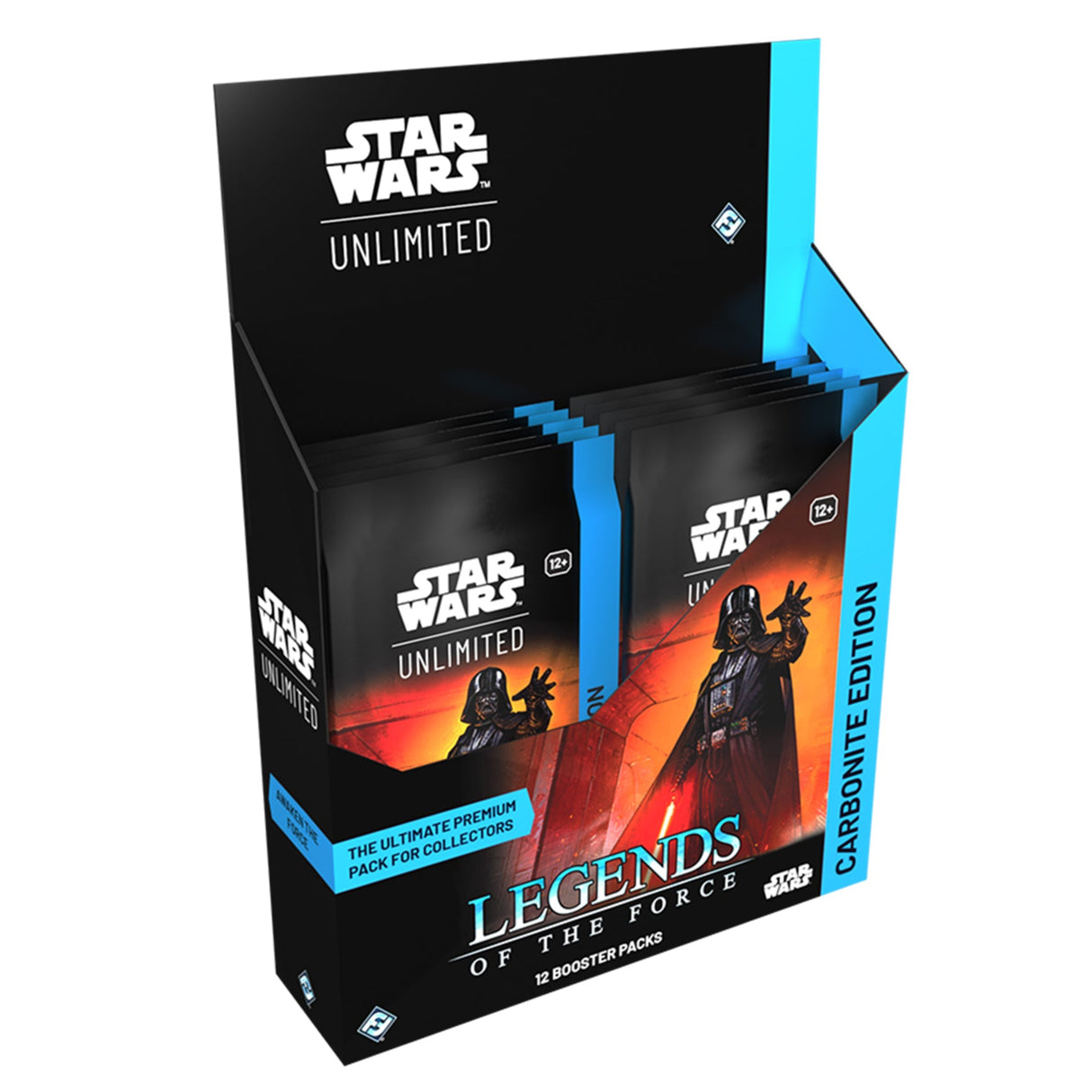 Star Wars: Unlimited: Legends of the Force - Carbonite Booster Display