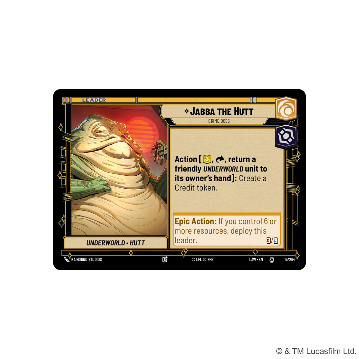 Star Wars: Unlimited - A Lawless Time Spotlight Decks (Leia/Jabba)