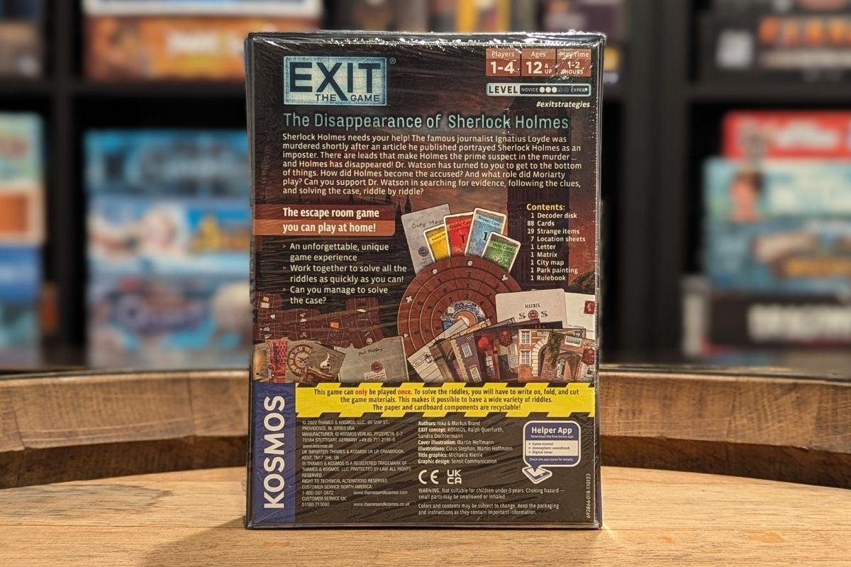 EXIT: The Disappearance of Sherlock Holmes