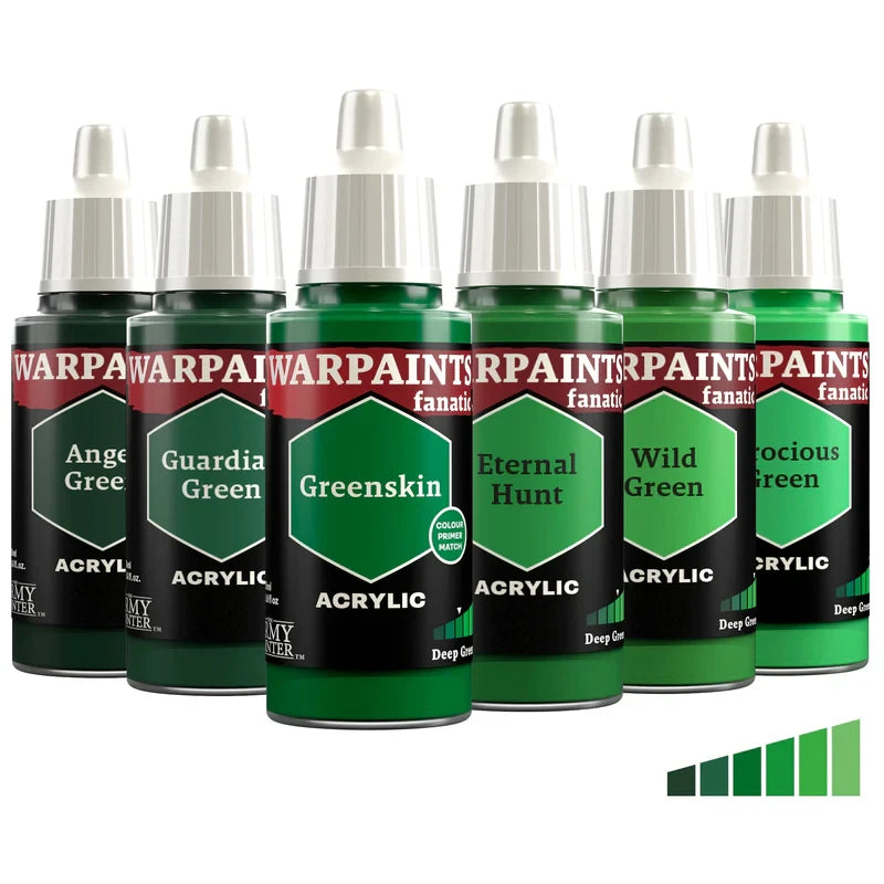 The Army Painter: Warpaints Fanatic - Deep Greens (Singles)