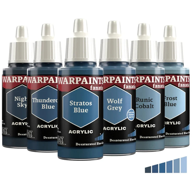 The Army Painter: Warpaints Fanatic - Desaturated Blue-Greys (Singles)