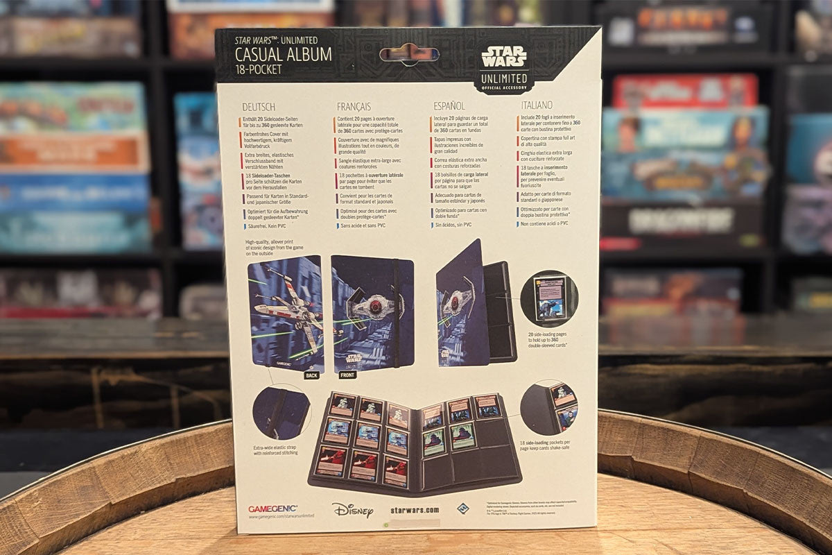 Star Wars: Unlimited Casual Album 18-Pocket - X-Wing/Tie-Fighter