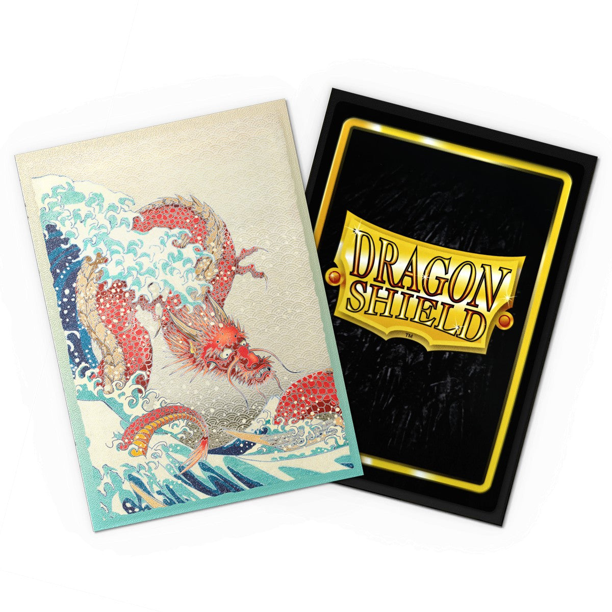 Dragon Shield Sleeves: Standard Matte Dual Art - Great Wave 100CT