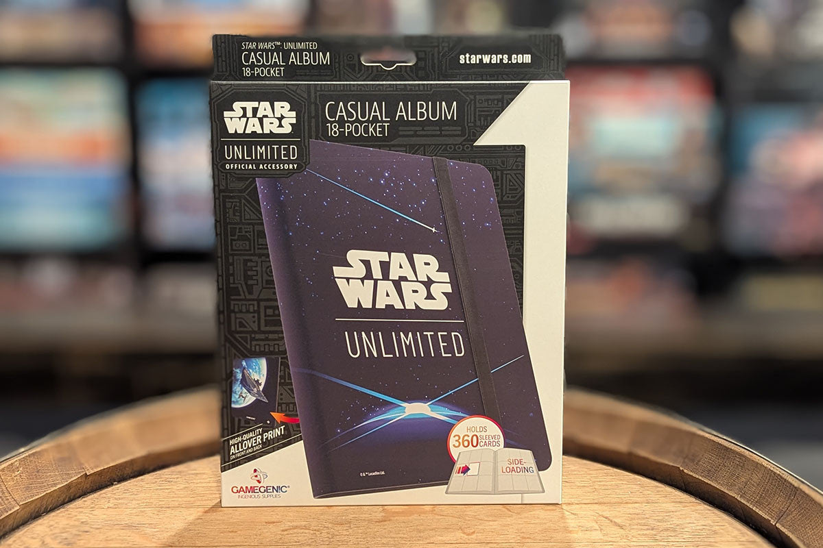 Star Wars: Unlimited Casual Album 18-Pocket - Card Back Blue