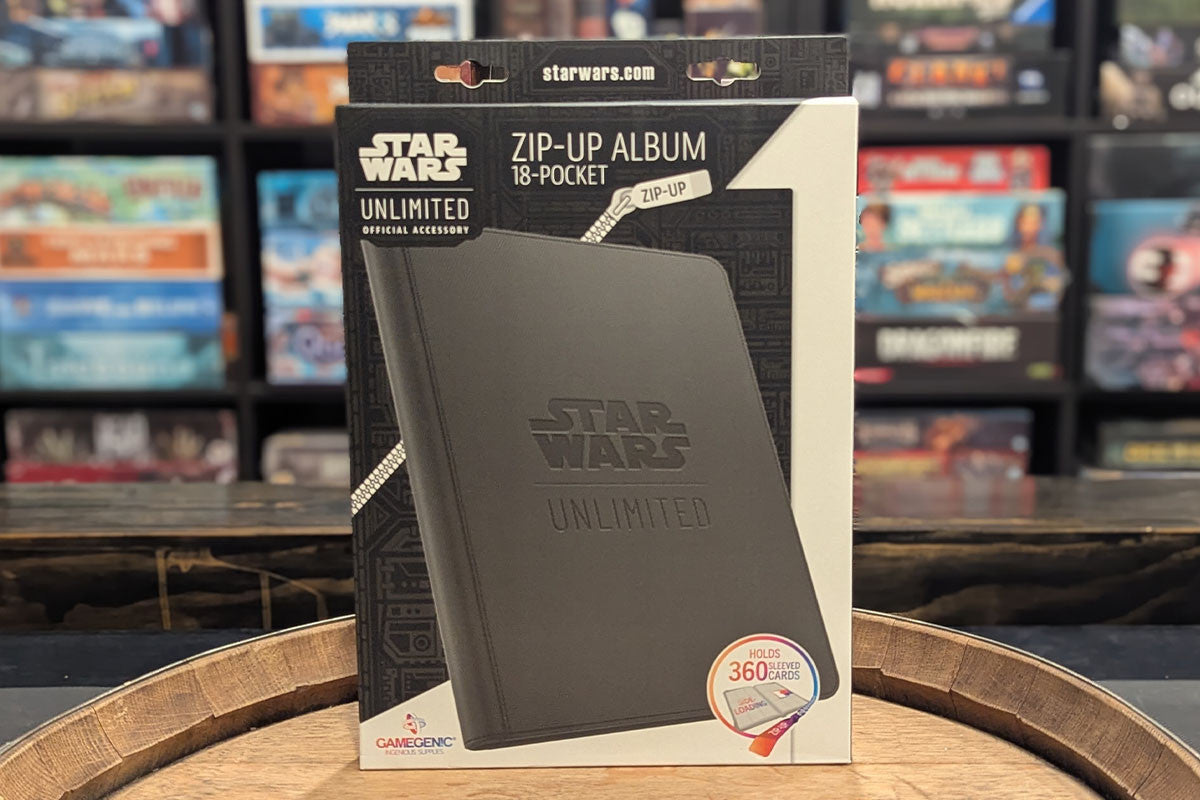 Star Wars: Unlimited Zip-Up Album 18-Pocket - Black