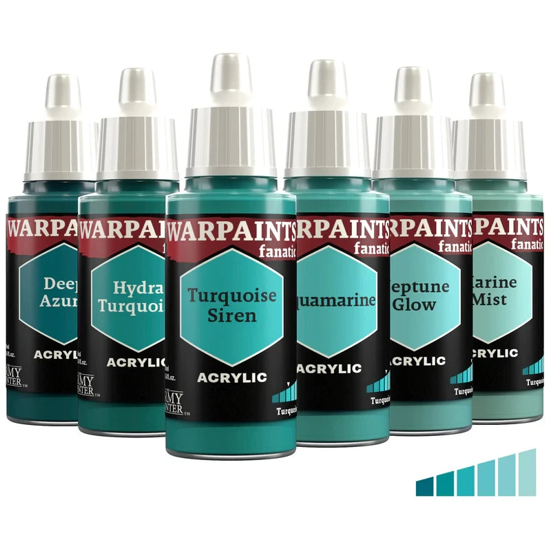 The Army Painter: Warpaints Fanatic - Turquoises (Singles)