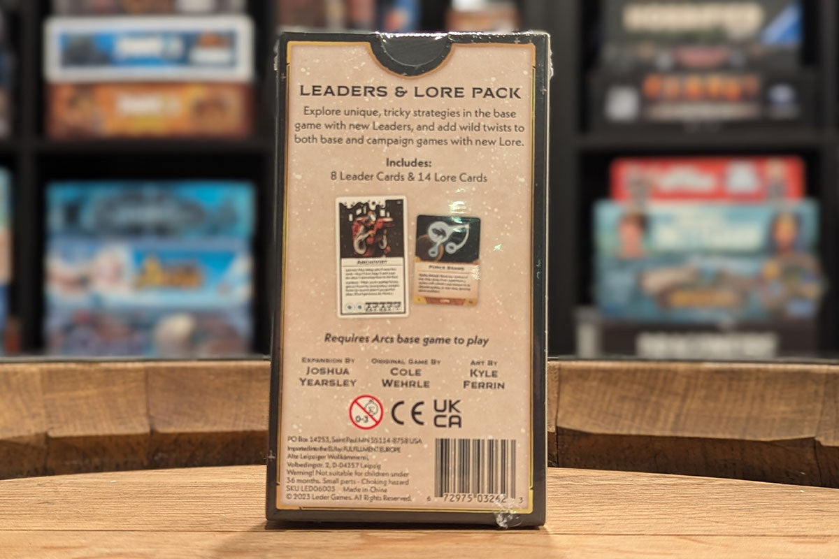 Arcs: Leaders & Lore Pack