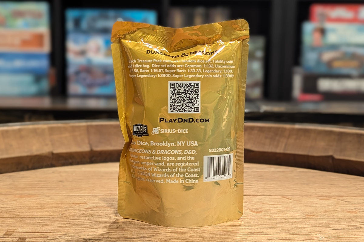 Dungeons & Dragons: Acererak's Treasure Gold Edition Dice