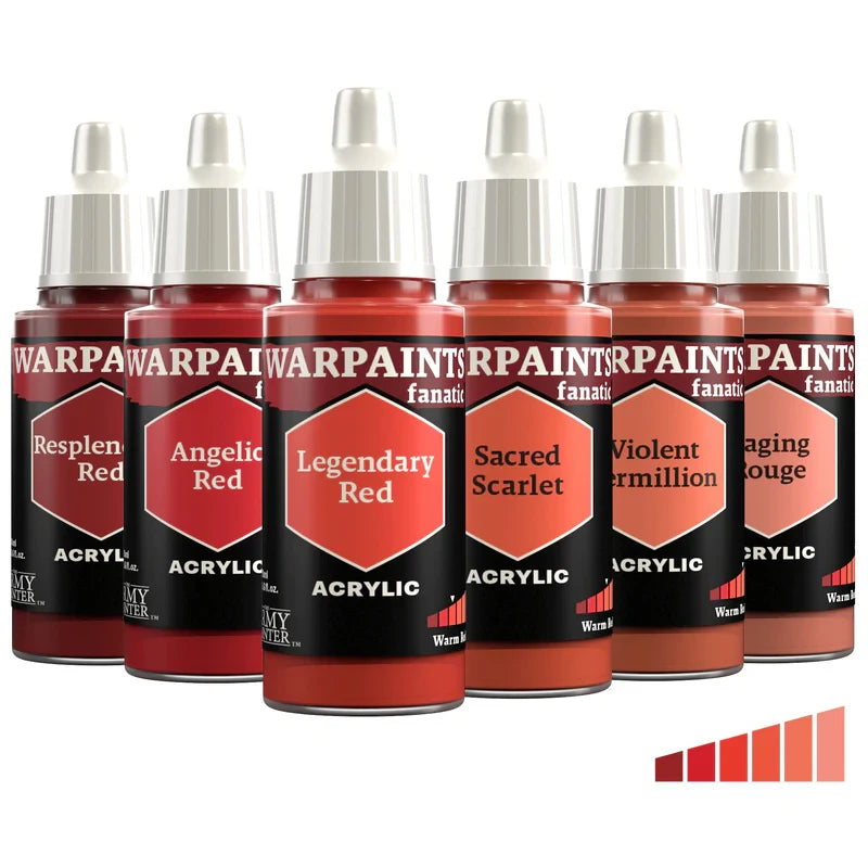The Army Painter: Warpaints Fanatic - Warm Reds (Singles)
