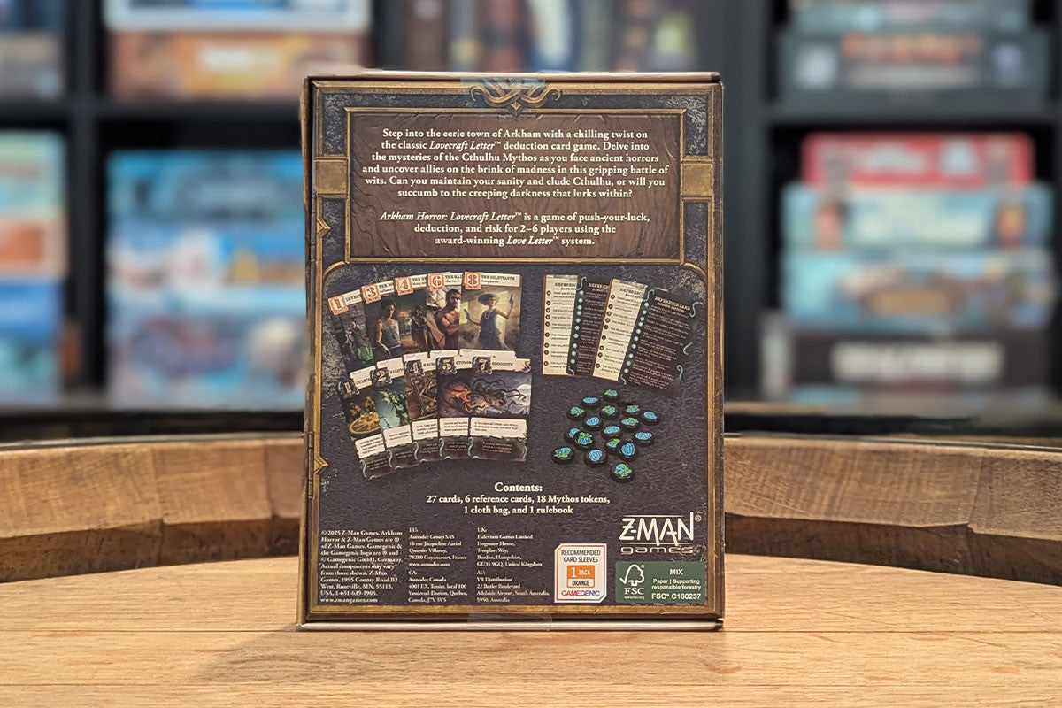 Arkham Horror Lovecraft Letter