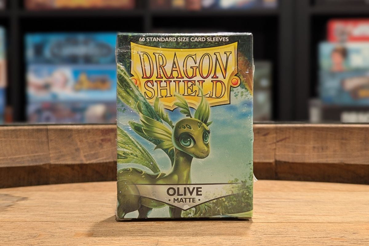 Dragon Shield Sleeves: Standard Matte - Olive 60CT