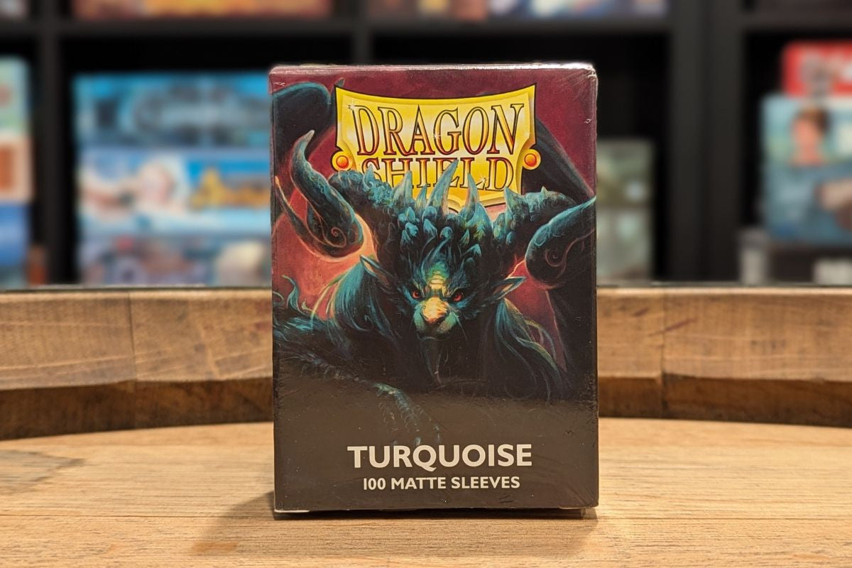 Dragon Shield Sleeves: Standard Matte - Turquoise 100CT