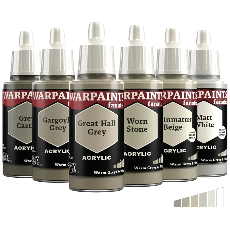 The Army Painter: Warpaints Fanatic - Warm Greys & Whites (Singles)