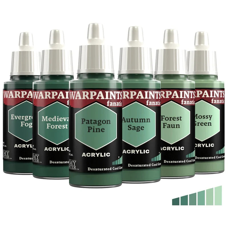 The Army Painter: Warpaints Fanatic - Desaturated Cool Greens (Singles)