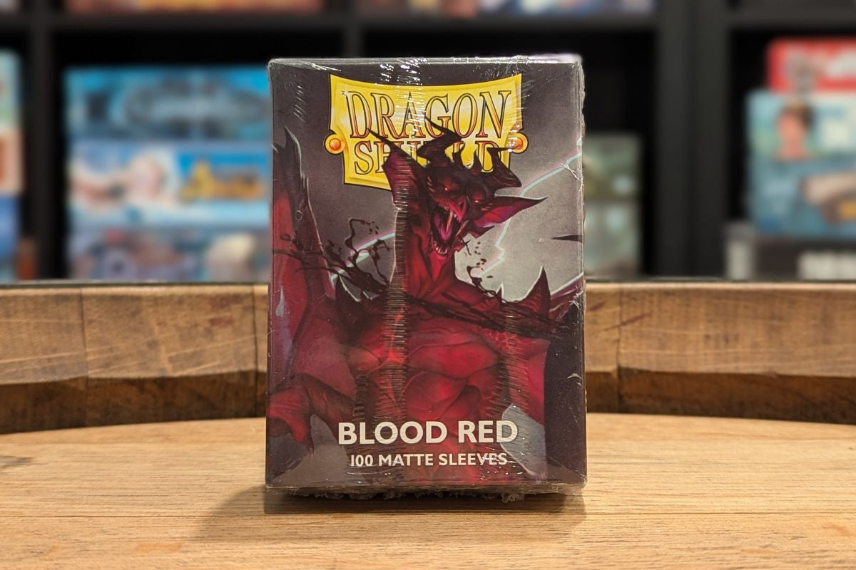 Dragon Shield Sleeves: Standard Matte - Blood Red 100CT