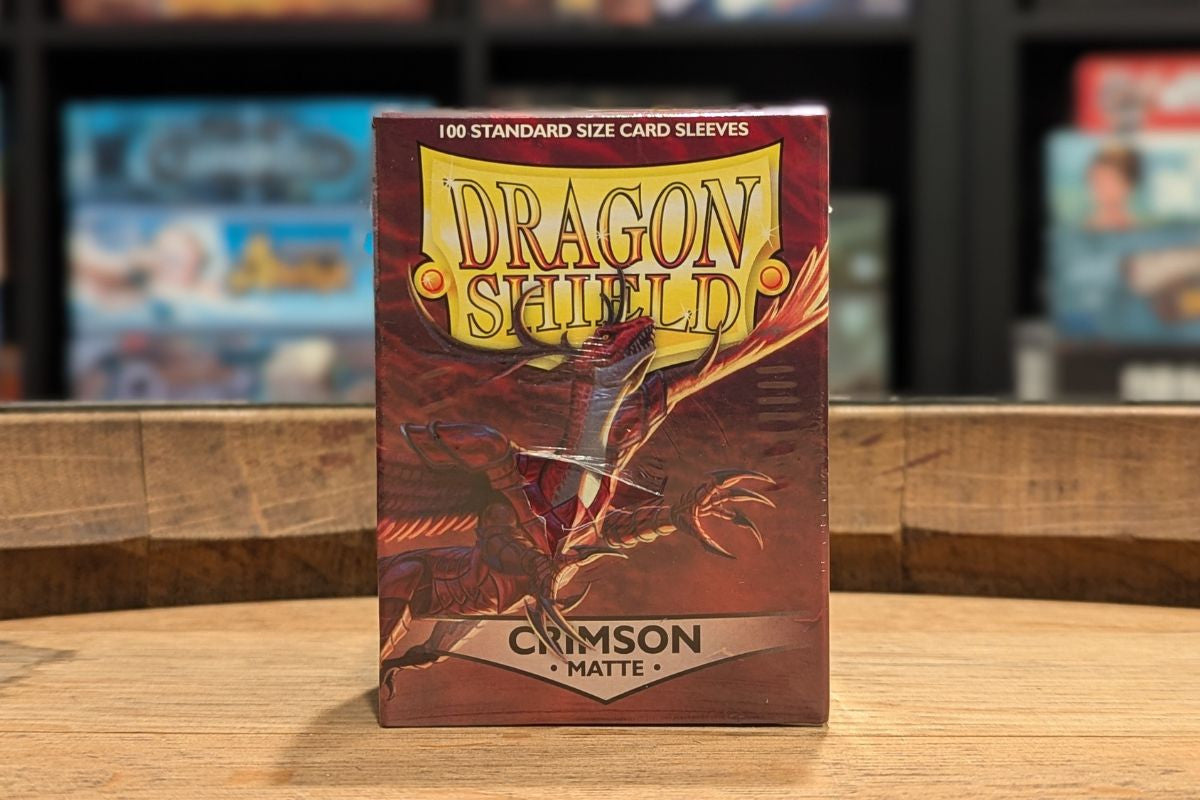 Dragon Shield Sleeves: Standard Matte - Crimson 100CT