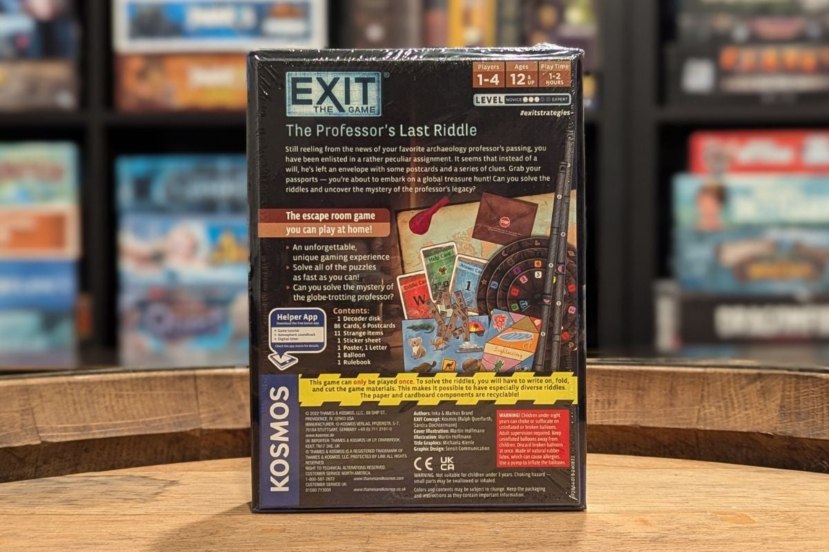 EXIT: The Professor's Last Riddle