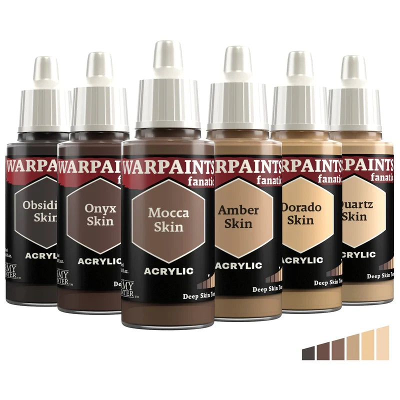 The Army Painter: Warpaints Fanatic - Deep Skin Tones (Singles)