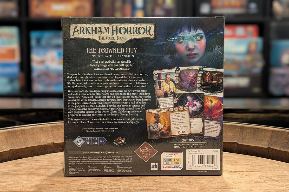 Arkham Horror: The Card Game - The Drowned City Investigator Expansion
